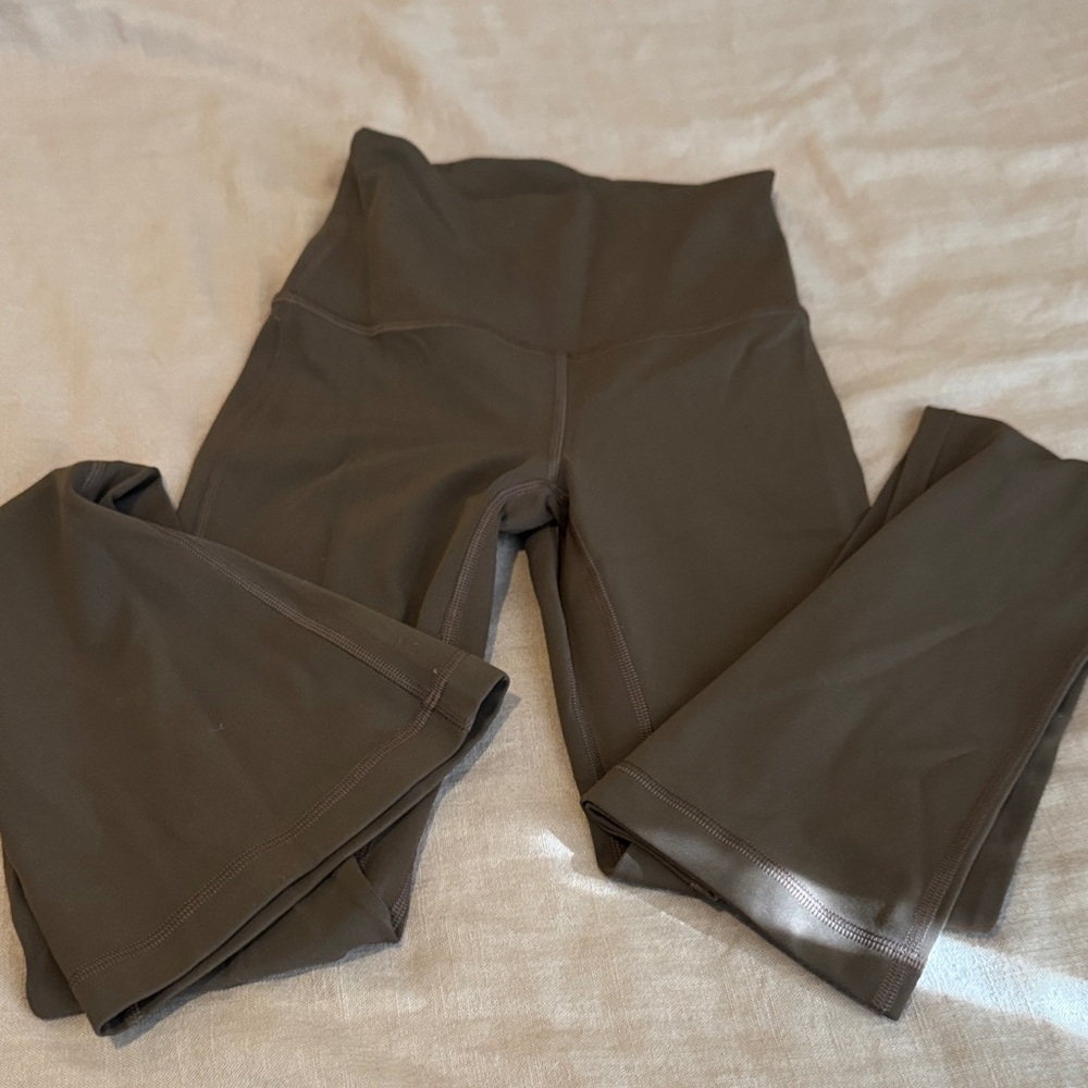 High-Waisted Brown Leggings